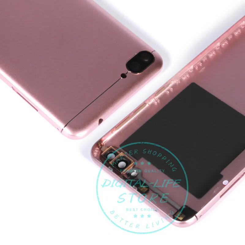 Для Asus Zenfone 4 Max ZC520KL задняя крышка аккумулятора корпус ПК пластик+ боковые ключи+ камера Стекло запчасти