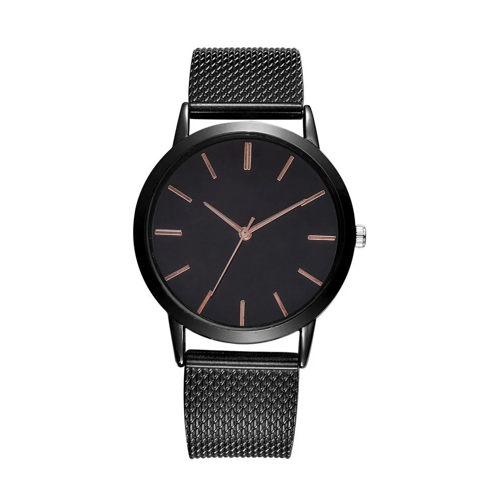 Роскошные женские часы Montre Femme простые стальные розовое золото элегантный