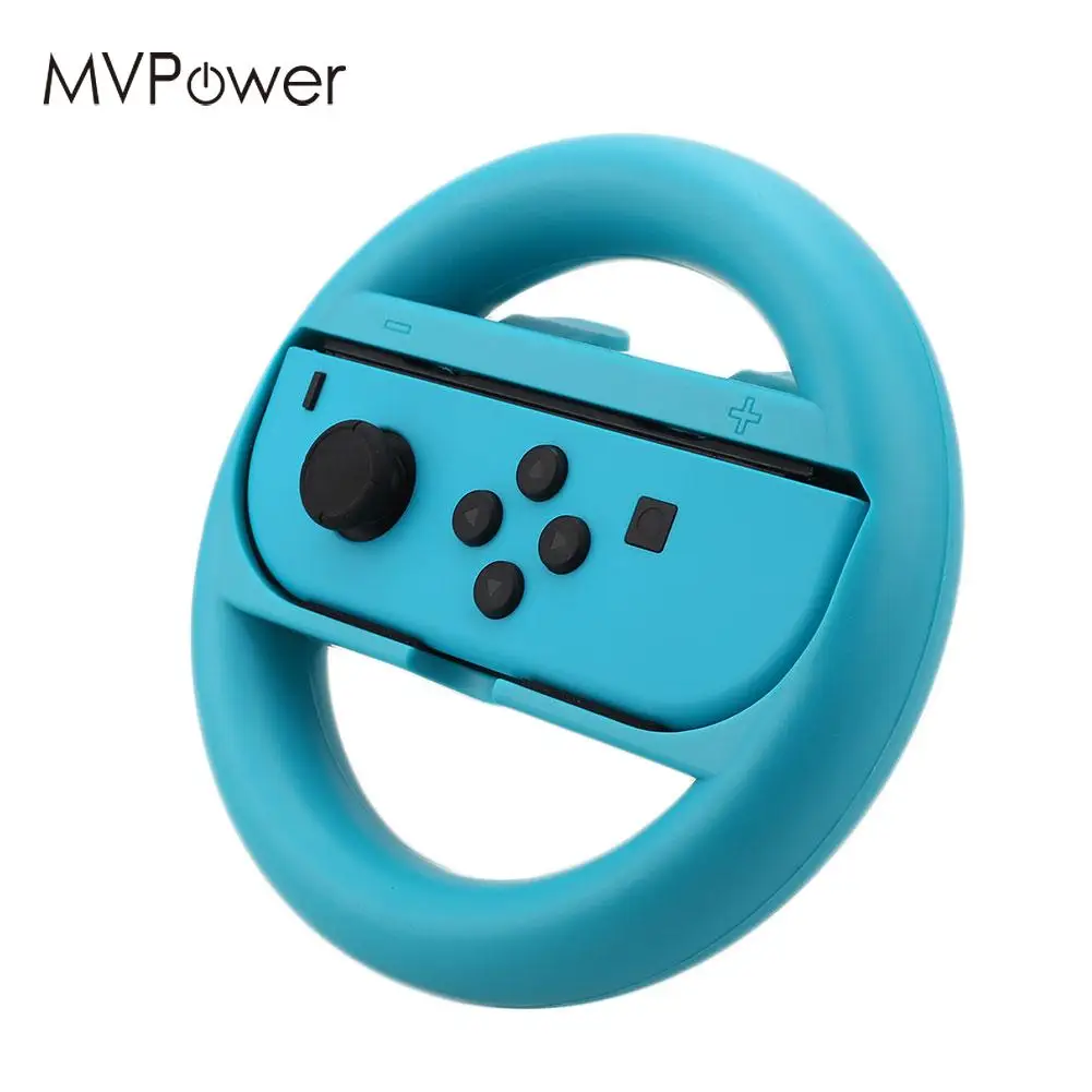 Кронштейн руля для нового Mario Kart 8 2 Pack Красный + ручки голубого цвета Nintendo