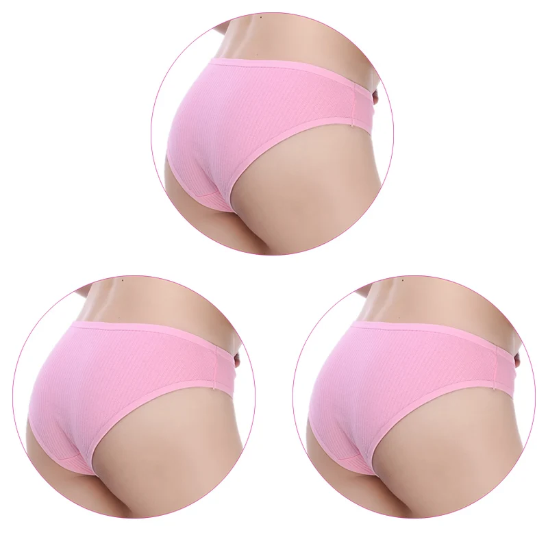 3Pcs-Pink Innsly 3 шт./упак. женские трусики хлопковые трусы, женское нижнее белье, сексуальные трусики, нижнее белье из хлопка детские трусы трусики для женщин женские трусики - Цвет: 3Pcs-Pink