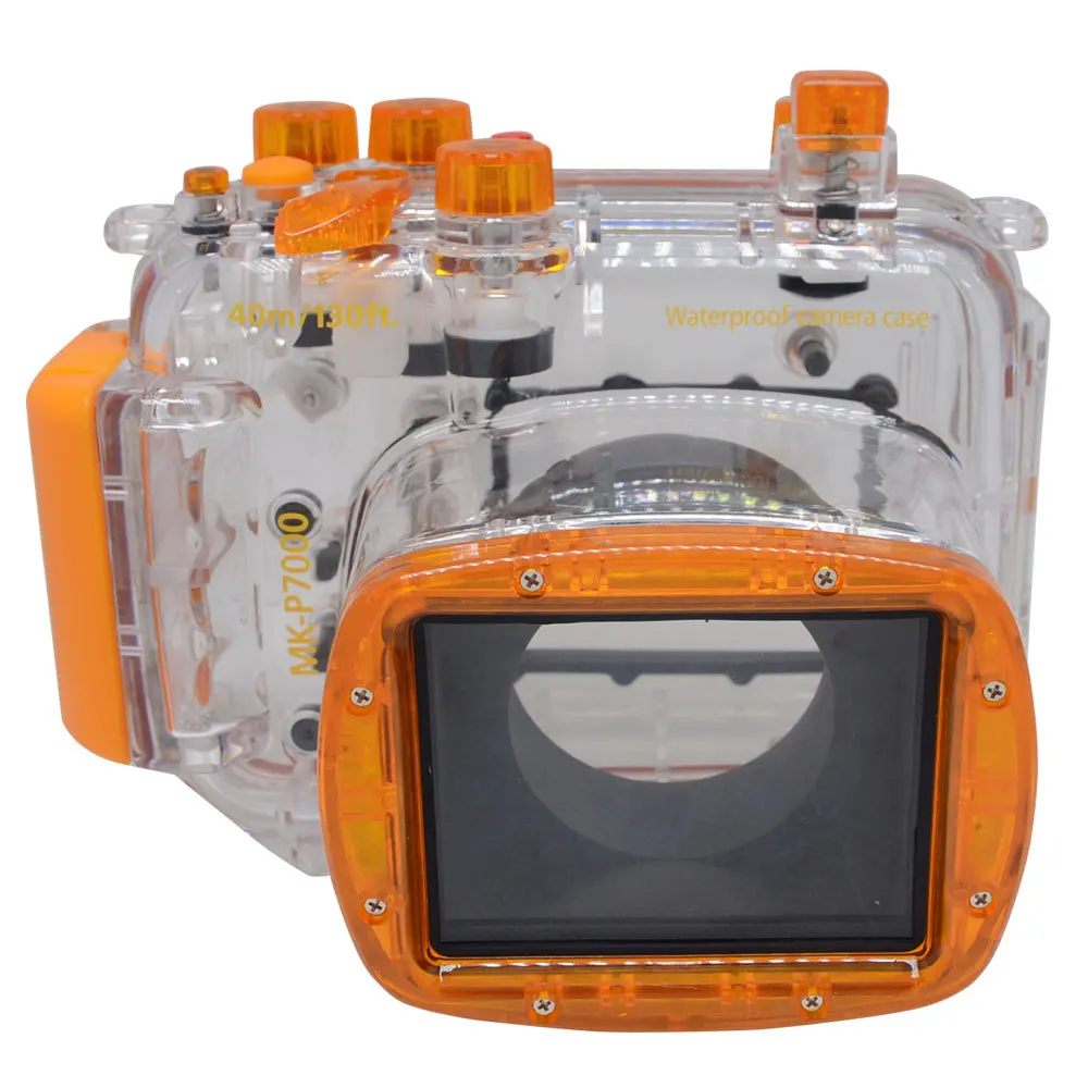 Mcoplus 40M 130ft Waterproof Underwater Diving Housing Case for Nikon Coolpix P7000 Digital Camera | Электроника