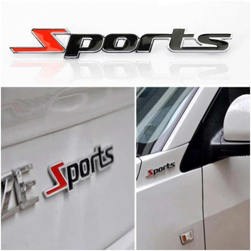 3D хромированная металлическая Спортивная наклейка для автомобиля Ford Focus Fusion Escort