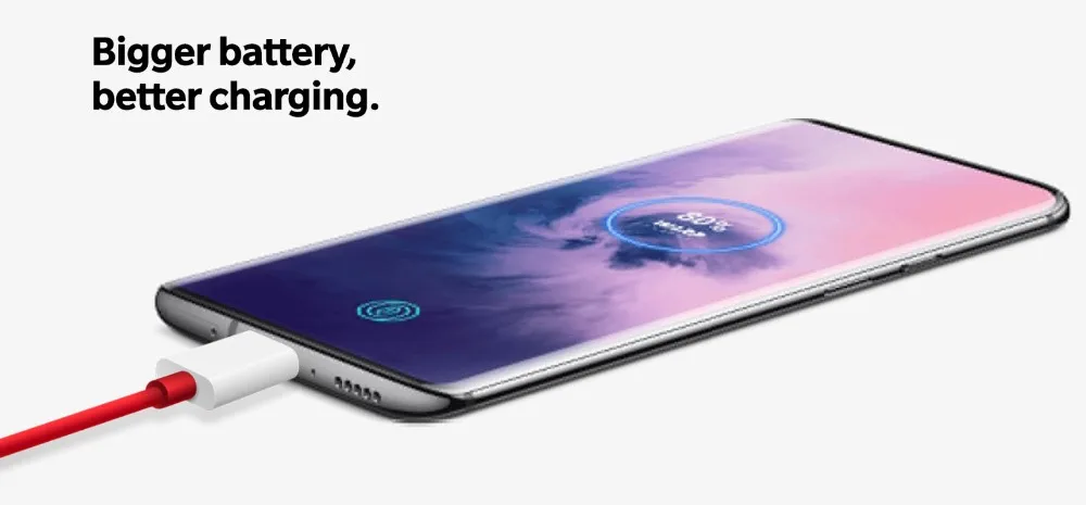 Мобильный телефон Oneplus 7 Pro с глобальной прошивкой, 6,6" жидкий AMOLED дисплей, 6 ГБ ОЗУ, 128 Гб ПЗУ, Snapdragon 855, 48 МП камеры, NFC Смартфон