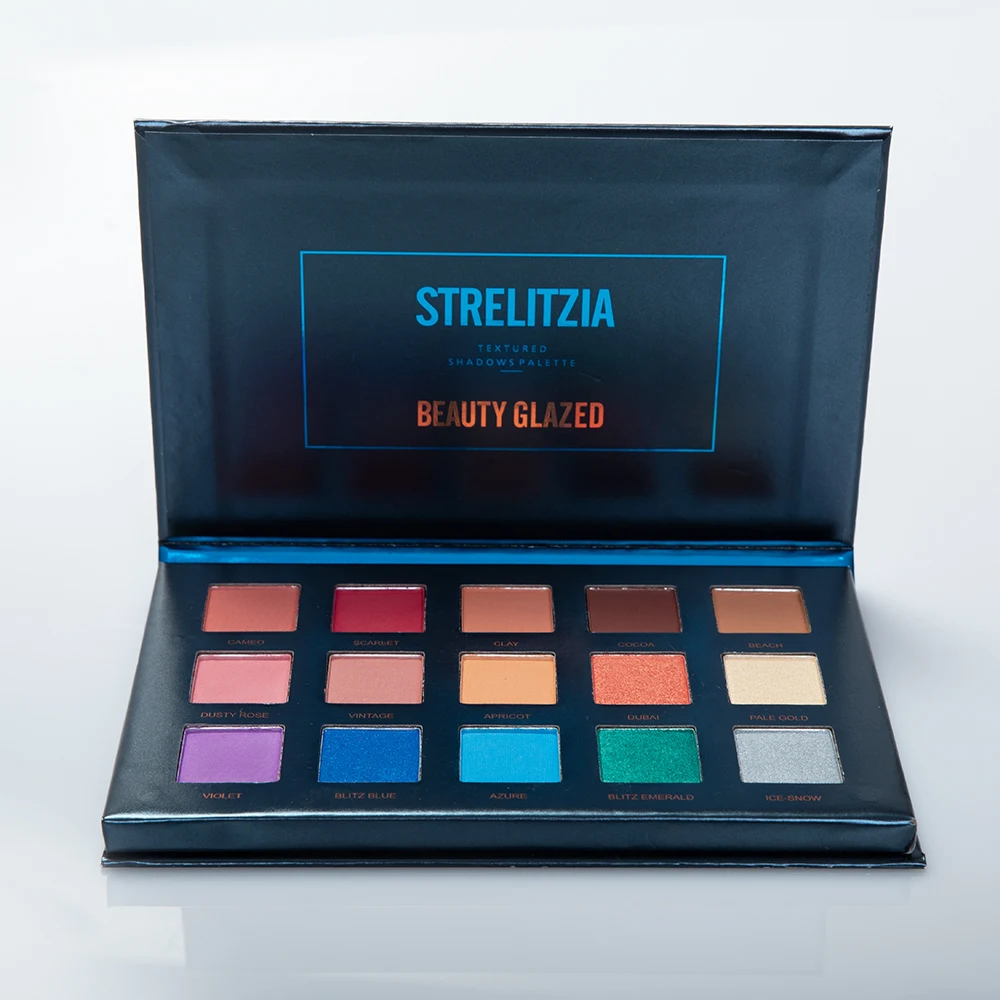 Красоты глазированные нажатии Матовый Блеск Shimmer Палитра теней Алмазный глаз Shdow