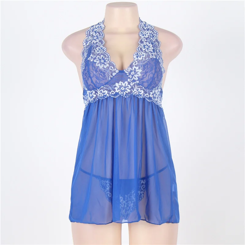 Comeonlover, сексуальная одежда для женщин, ночная секс, Babydoll, порно, красное кружево, прозрачная, через шею, большой размер, сексуальное белье, женское нижнее белье, RI80003