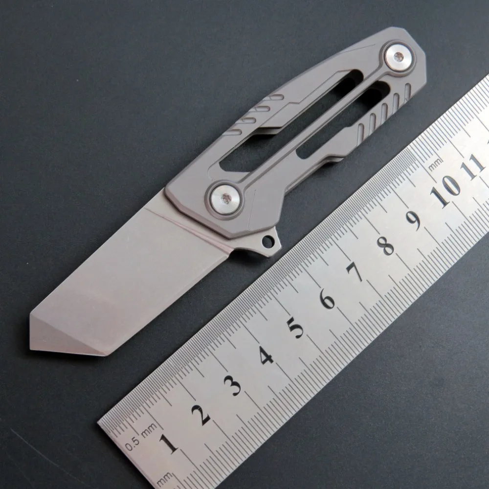 Eafengrow EF61 D2 лезвие титановая ручка складной нож инструмент для выживания кемпинга