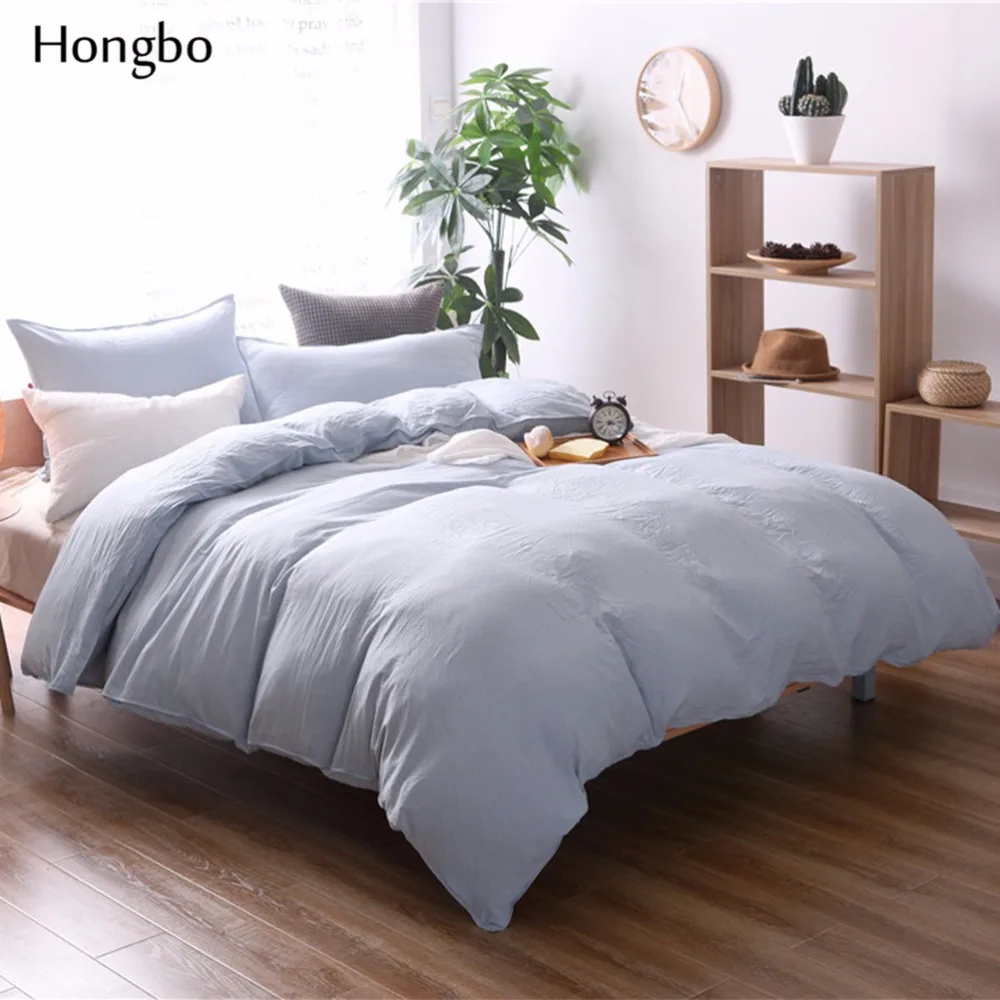 Комплект постельного белья Hongbo 1 шт. однотонное покрывало однотонного цвета без