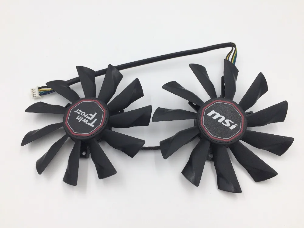 Новый оригинальный охлаждающий вентилятор для графической карты MSI R9 280X GTX770 GTX780