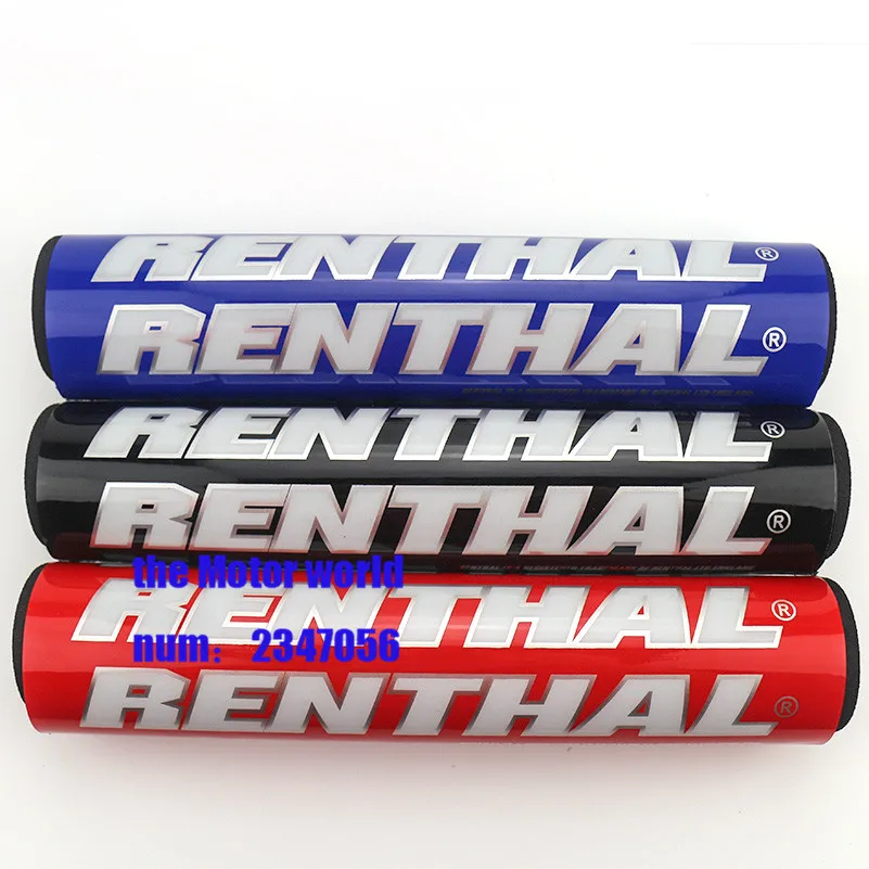 3 цвета Renthal 250 мм руль круглая подушка перекладины нагрудный квадратный коврик Pro
