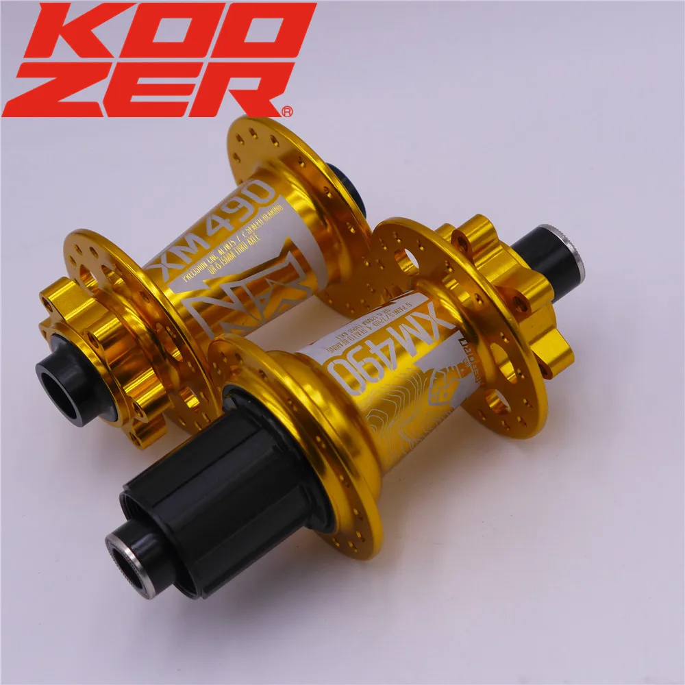 KOOZER XM490 MTB горный велосипед 6 болт ступицы дисков передняя, Задняя Ступица 100*9/15 135*10 142*12 мм QR через XD Freebody