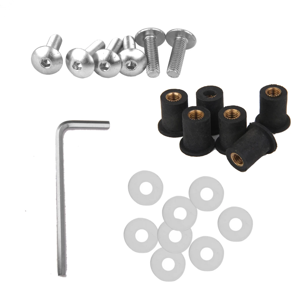 5 мм обтекатель ветрового стекла комплект болтов для лобового монтажный гаек de