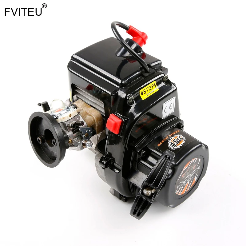 FVITEU 45CC 4 болта двигателя с Walbro1107 carb и NGK свечи зажигания для 1/5 HPI ROVAN KING двигатель BAJA