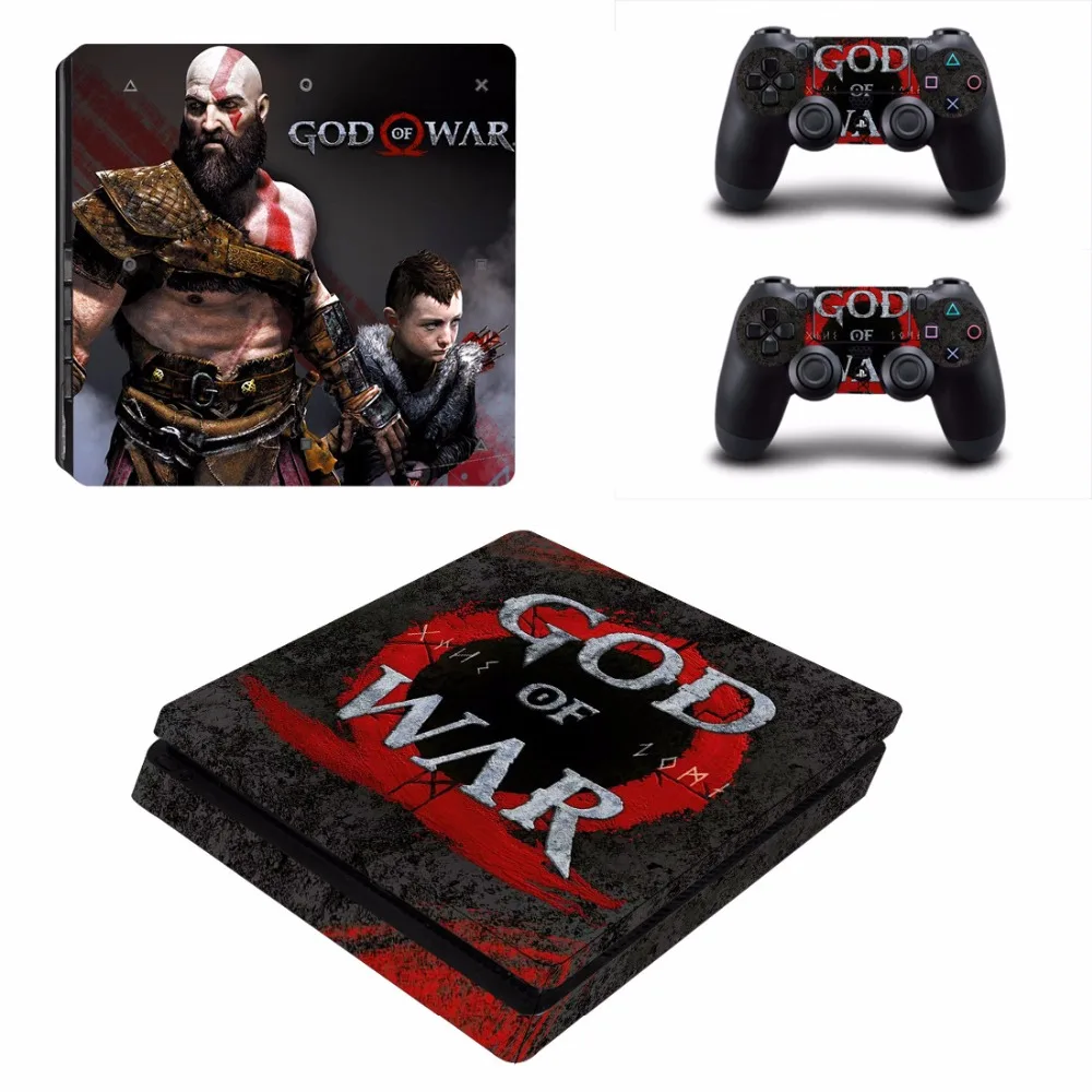 Игра God of War 4 PS4 тонкий переводная картинка наклейка для Sony PlayStation консоли и 2