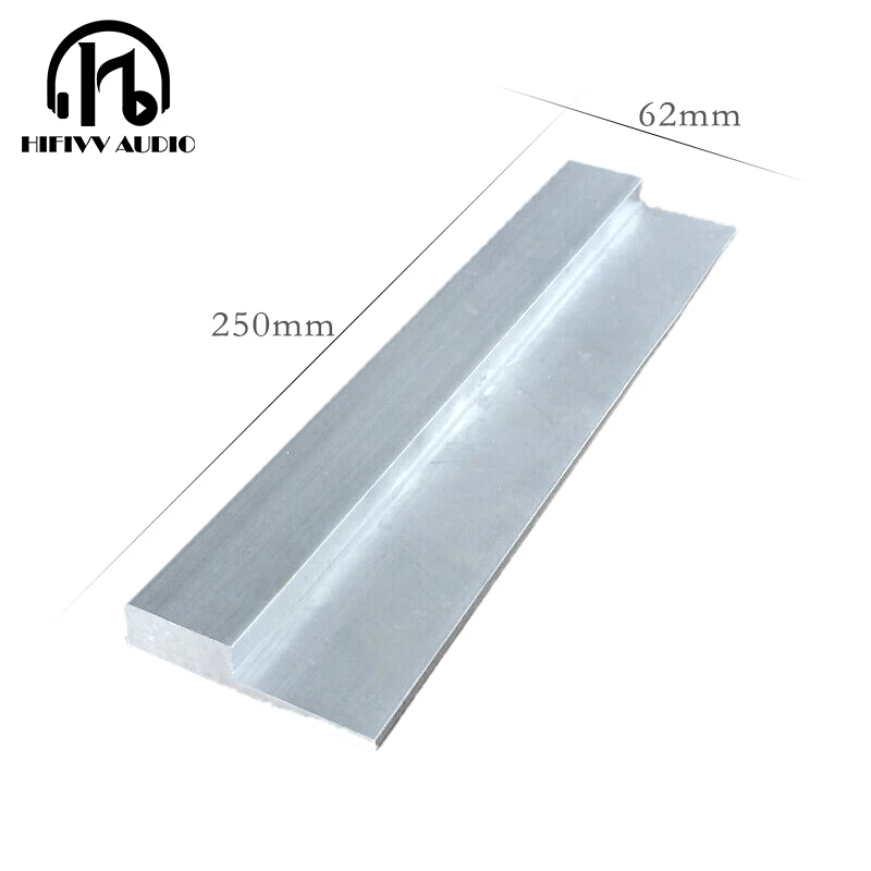 Алюминиевый радиатор для усилителя металлический триодный 250*62*13 6 мм|diy aluminium|chip