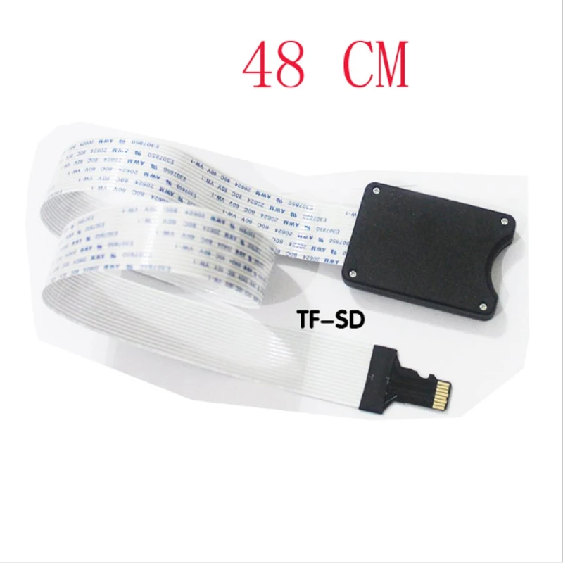 

25CM 48CM 62CM TF to micro SD card Flex Extension cable Extender Adapter reader car GPS mobile extender