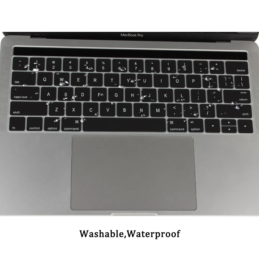 Redlai силиконовый чехол для клавиатуры с английским алфавитом для нового MacBook Pro retina 1" 15" с сенсорной панелью //
