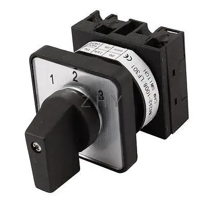AC 240V 10A Ue 660 В Ith 20A 3 позиции универсальный поворотный кулачковый переключатель |