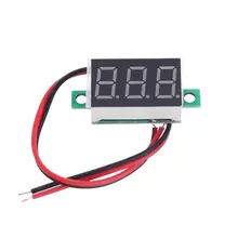 0,3" Цифровой вольтметр 4,5-30 В постоянного тока, 2 провода, красный светодиодный дисплей, панель, измеритель напряжения, OYL's home, новинка