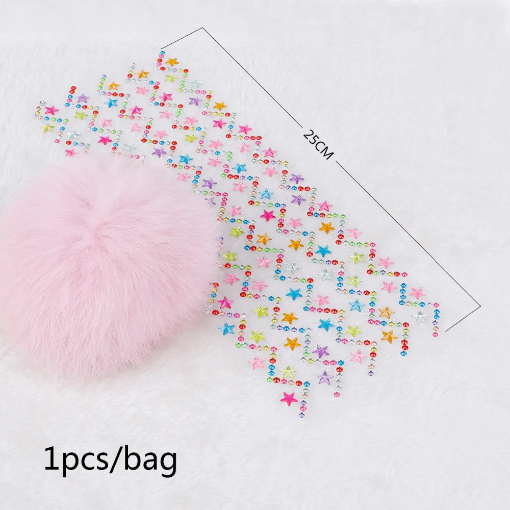 Hot Beauty 4mm Crystal Rhinestones Decor Jewelry Car Decal Styling Accessories Mobile/PC Art Adhesive Stickers | Украшения и