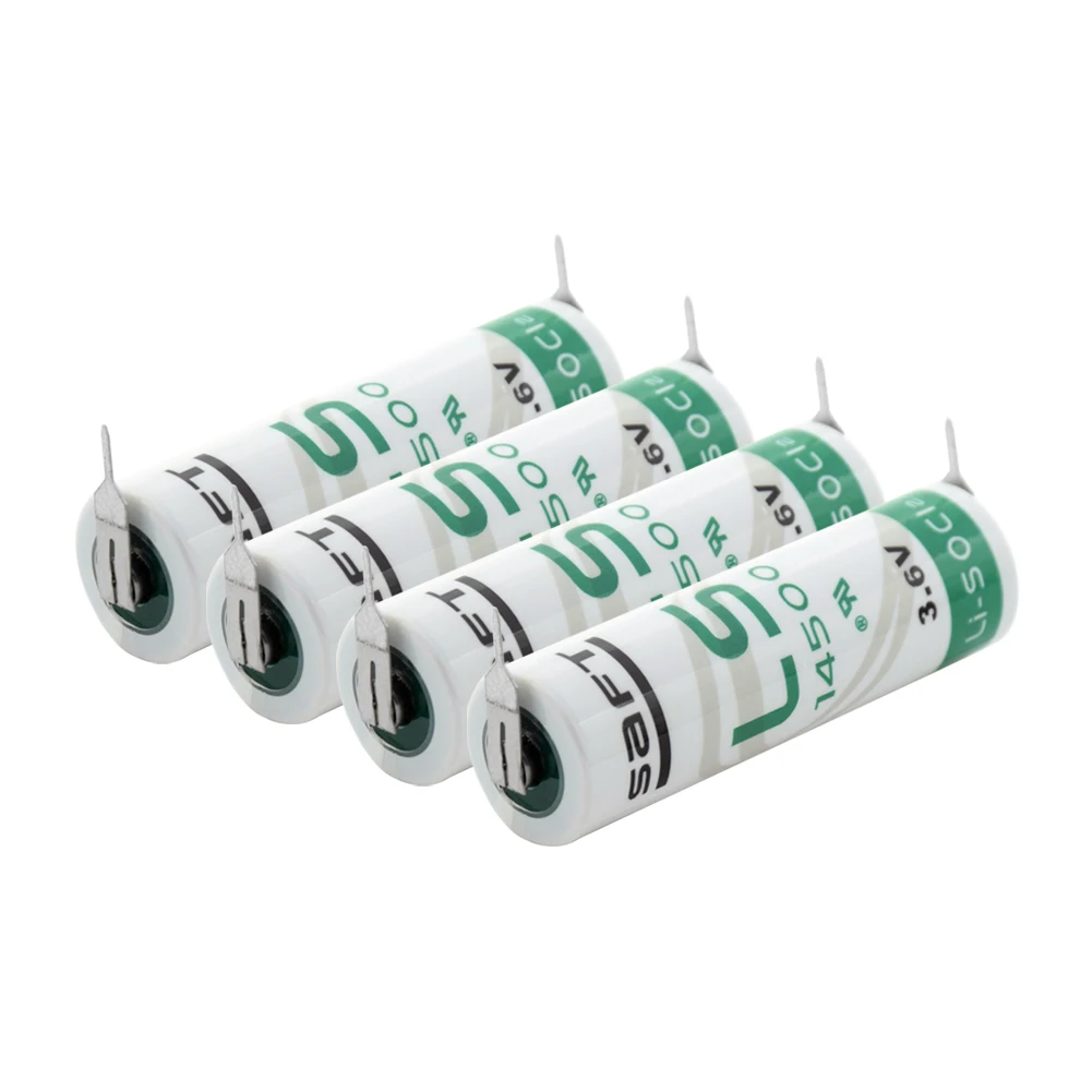 4 шт 3 6 V 2000mAh 14500 Li SOCl2 начальной Батарея со сварочным шпильки для компьютерами на
