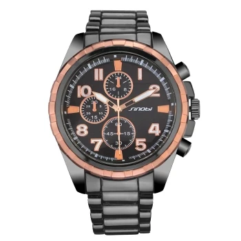 Sinobi Luxury Brand Watches Men Quartz Full steel Watch Military Waterproof Male Business Clock Relogio Masculino | Наручные часы