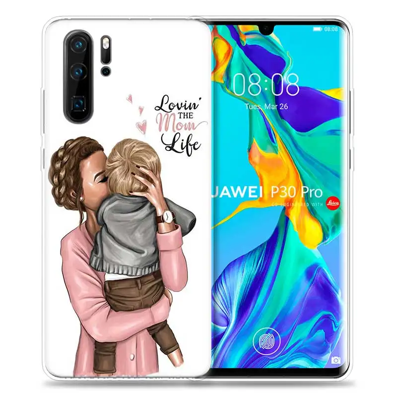 HP-10 Чехол для huawei P30 P20 P10 P9 mate 10 20 Lite Pro, сумка для мобильного телефона P Smart Z Plus, мама и ребенок, папа P8 P30Pro P20lite - Цвет: HP-10