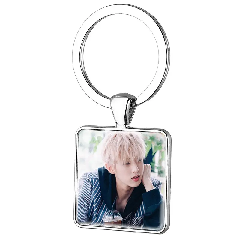 DAY13 Tafree, модный Kpop Day6 брелки Персонализированные серебряный цвет ключи цепочки Ключи Кольца Автомобильный ключ для фанатов Keepsake ювелирные изделия Day34 - Цвет: DAY13
