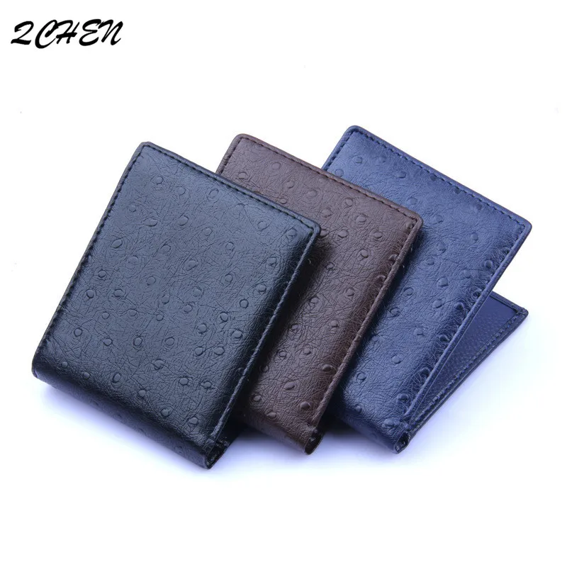 Top2019 Vintage Men Leather Brand Luxury Wallet Short Slim Male Purses Money Clip Credit Card Dollar Price fashion point 034 |