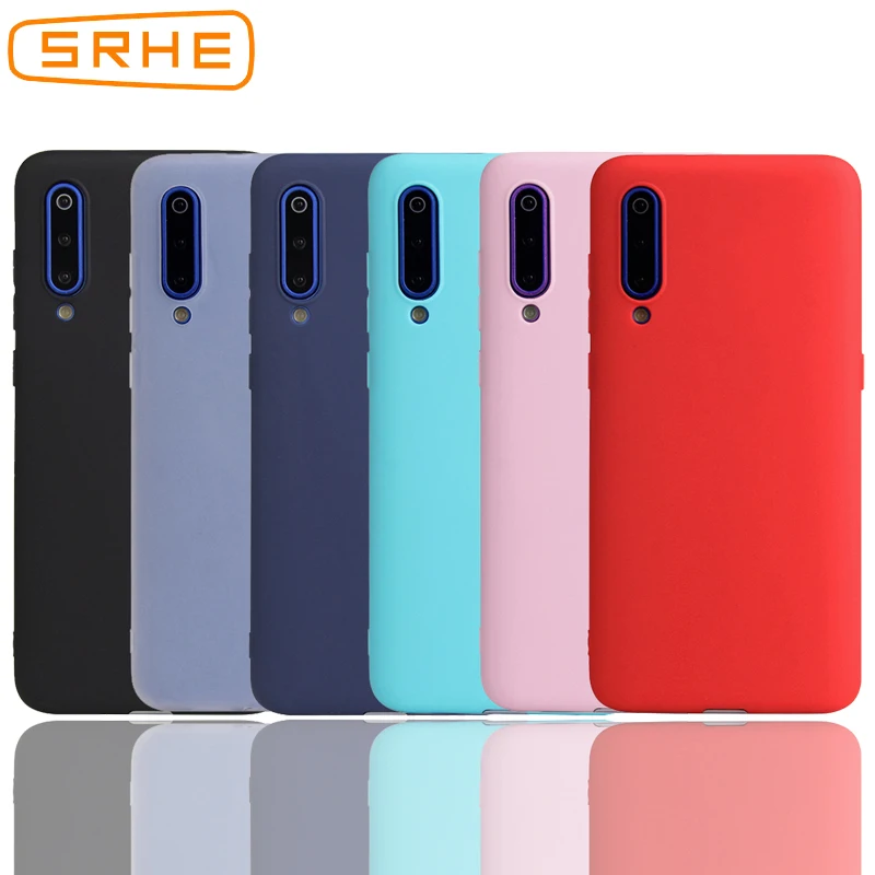 Для Xiaomi mi 9 SE чехол для силиконовые матовый ТПУ Защита телефона полный назад 9SE |