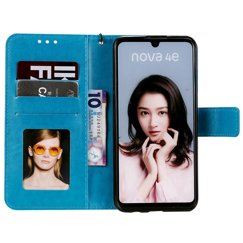 P30 Lite кожаный чехол для Huawei P8 2017 P9 P10 P20 Pro сова кошелек Чехол флип