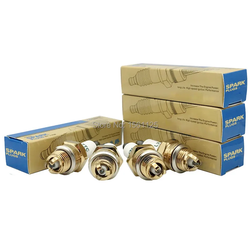 1 из 2 предметов 3 электроды, свечи зажигания L7TC для BM6A BMR6A WS6E WS7E BPMR6A WS7F CJ7Y W20MU L7TC BPMR7A 2-х тактный цепная пила для газонокосилок