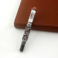 high quality luxury dragon ballpoint pen vintage 0 5mm nib jinhao ball pen novelty gift office supplies stationery caneta