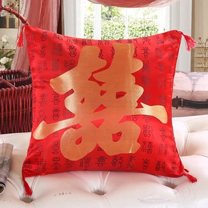 Cushion Cover8 Китайские стильные чехлы на подушки размером 45*45, год ко Дню Святого Валентина свадьбы рождественские подарки декоративные подушки диван-Подушка Чехлы - Цвет: Cushion Cover8