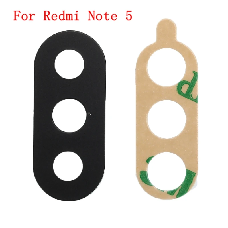 for Redmi note 5 1 шт. задняя камера стеклянная крышка объектива для Xiaomi Redmi Note 2/3/4X/5/6/7/6pro/7pro для Redmi 6/6A/2 S/6pro с клеем - Цвет: for Redmi note 5