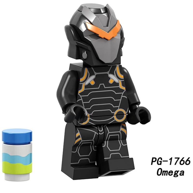PG1766 Одна распродажа, строительные блоки, игра, Zoey Cuddle, Лидер команды, Tekni que, Хромовая фигурка Левиафана для детей, игрушки, PG8203 - Цвет: PG1766