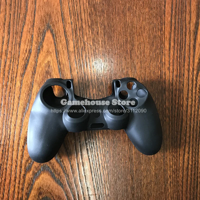 Силиконовый чехол для геймпада защитный контроллера PS4 с джойстиком из гелевой