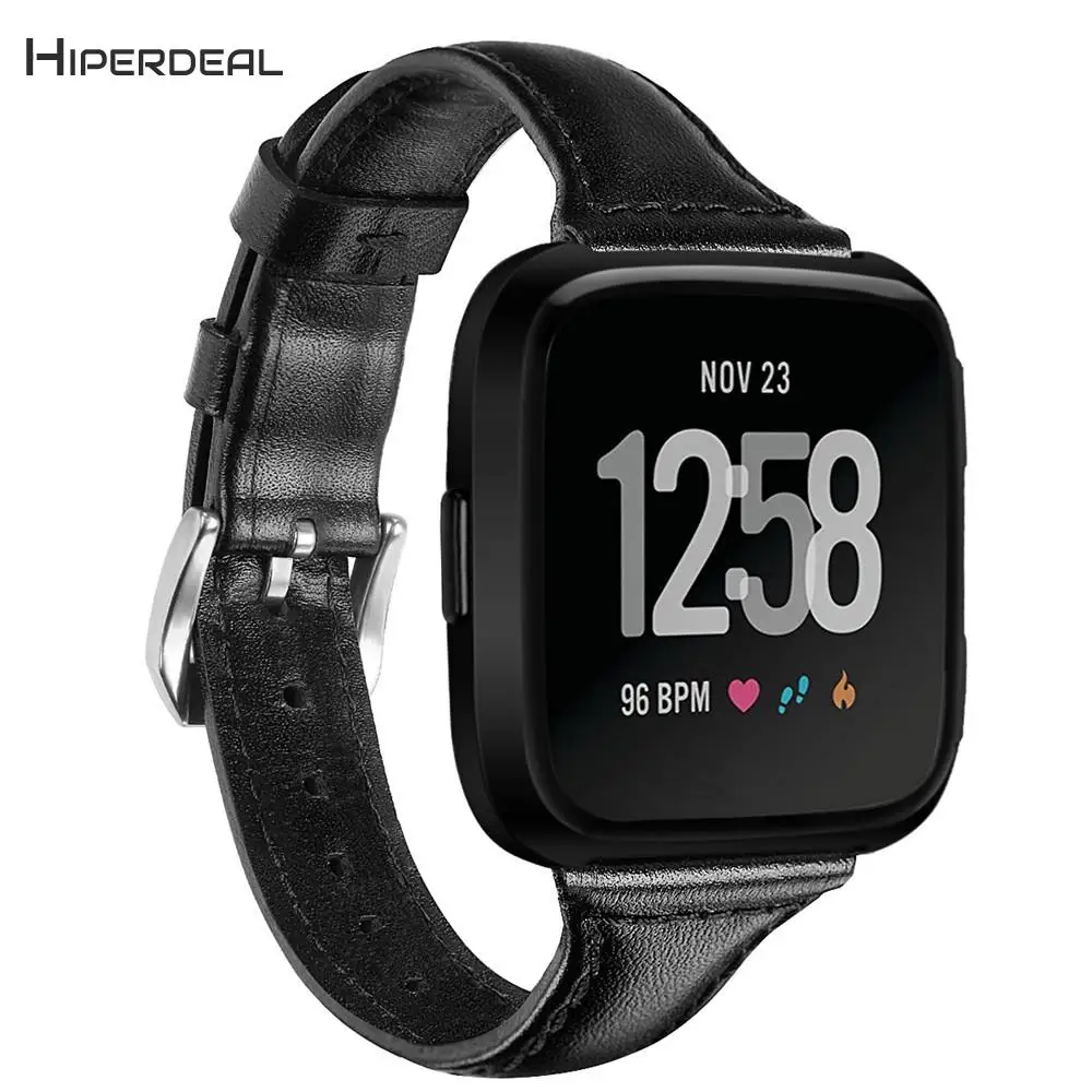 HIPERDEAL ремешки для Fitbit Versa роскошные кожаные сменные браслеты аксессуары умные