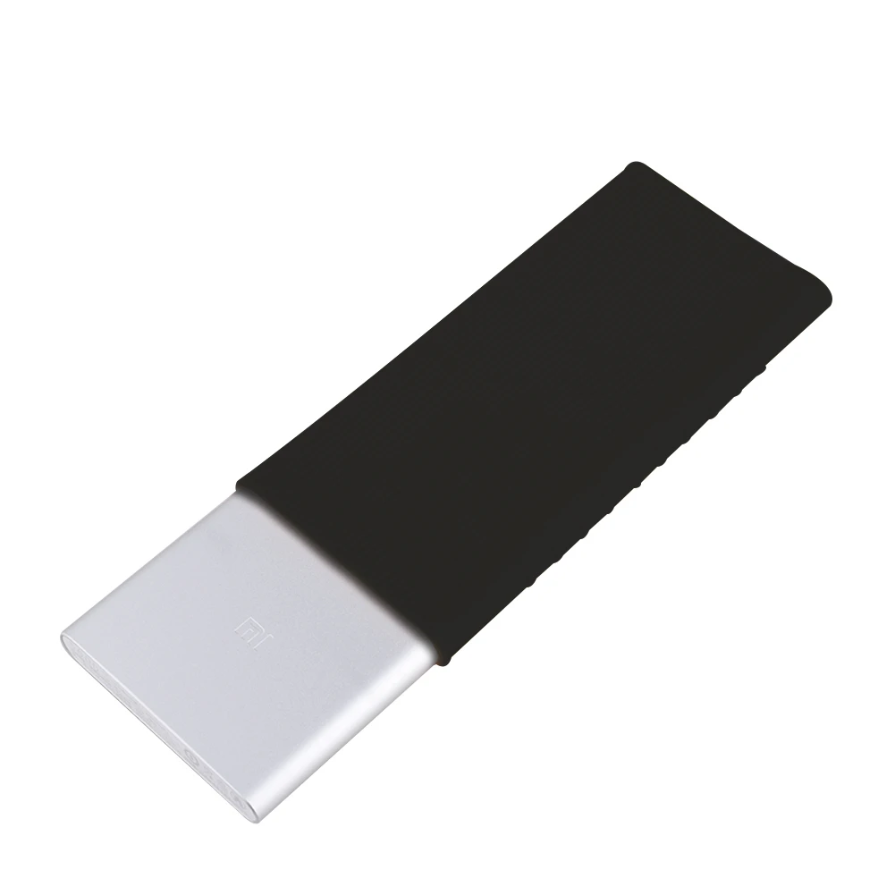 Силиконовый чехол для Xiaomi power Bank, новинка 2 поколения, 10000 мАч, PLM09ZM, резиновая оболочка, чехол, сумки для портативного внешнего аккумулятора