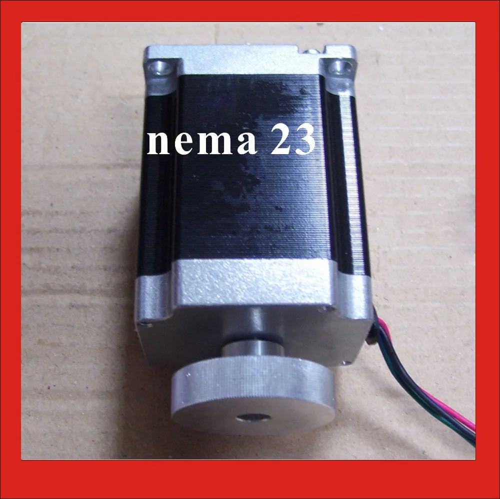 

Dual Shaft NEMA 23 Stepper Motor with Handwheel 180 N.cm (250 oz-in) Body 76mm CNC Handwheel NEMA 23 Stepper Moto CE ROHS
