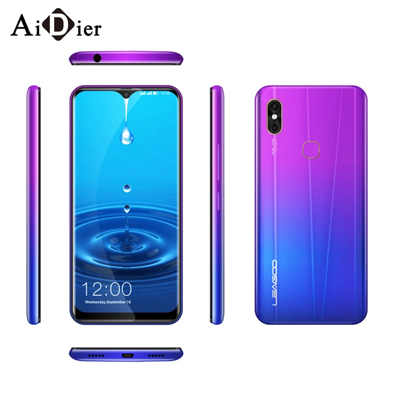 LEAGOO M13 капли воды экран Android 9 0 смартфон 19:9 6 1 &quotдюймов 3000 mAh 4 GB 32 MT6761 Quad core Face ID 4G LTE |