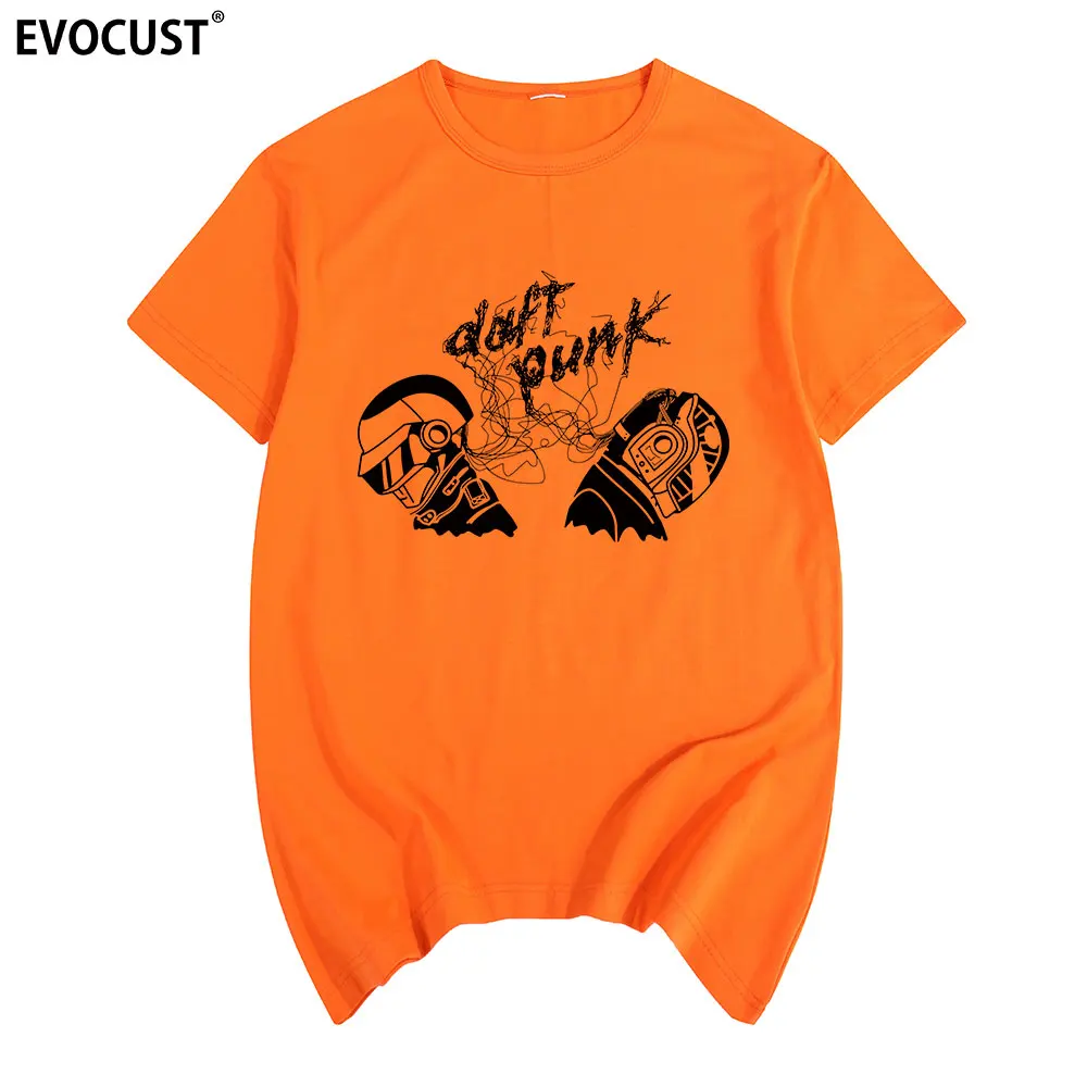 

daft punk DJ T-shirt Cotton Men T shirt New women TEE Funny Fashion Fitness Cool Random Access Memories Electro Music