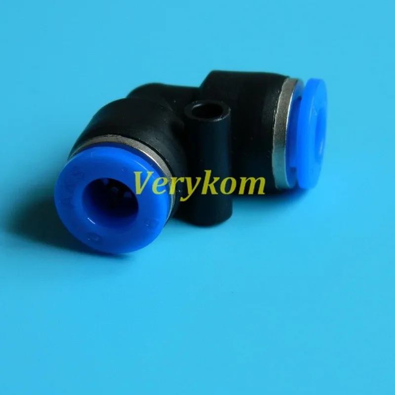 Пластиковый шланг в одно касание L-образный фитинг для воздушного колена 4 мм 6 8 10