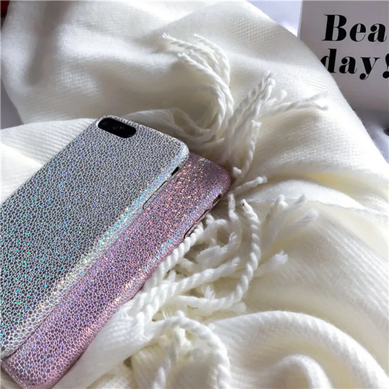 Русалка корковых линии для iPhone 7 кожаный чехол 6splus Мягкая обложка Bling Apple Plus