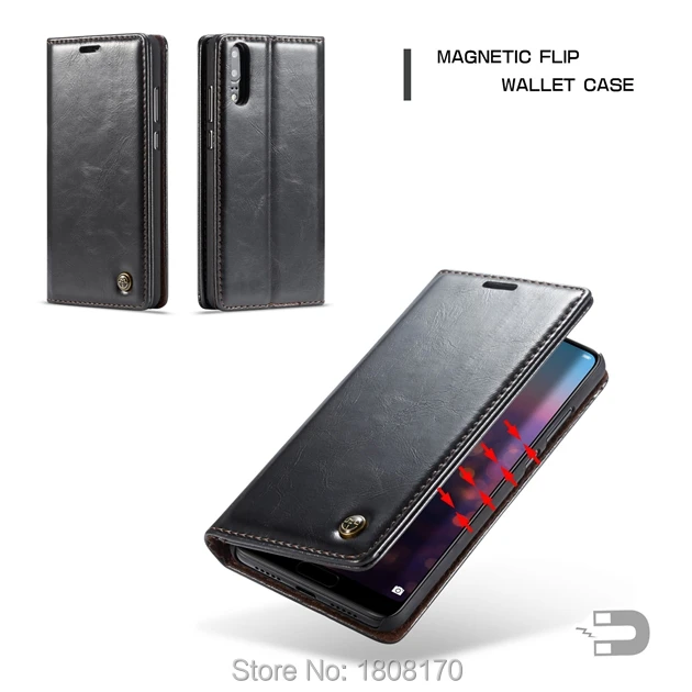 CaseMe кожаный чехол кошелек для Huawei P20 Pro Lite Sony Xperia XZ2 компактный Ретро Чехол подставка карт 1 шт.|Чехлы-книжки| |