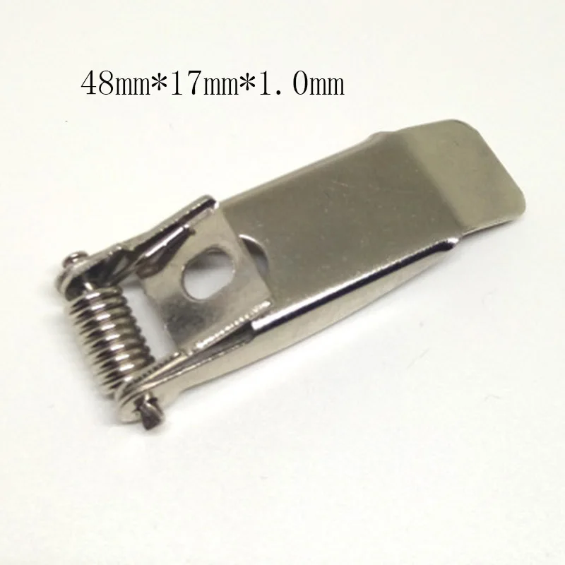 

50 pcs/lot ,48*17*1.0mm LED downlight spring clip,Embedded hardware fittings for ceiling lamp, free shipping