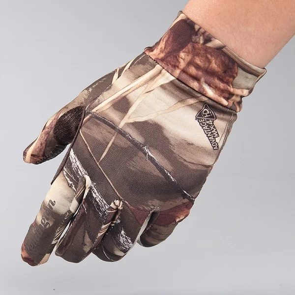 HD Camo Новинка, мужские камуфляжные противоскользящие перчатки для рыбалки с сенсорным экраном, охотничьи перчатки для кемпинга, мужские спортивные перчатки t Bionic Camouflage - Цвет: HD Camo