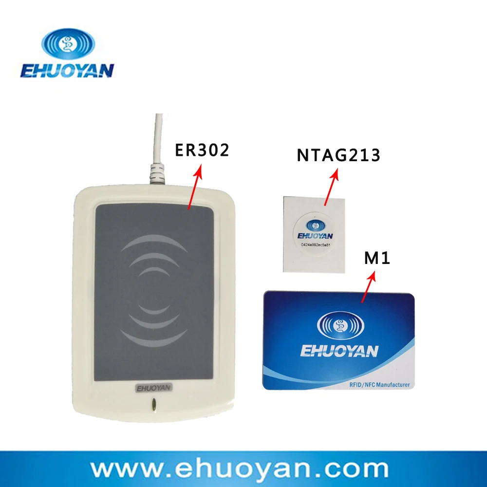 13 56 МГц ISO 14443 A Rfid устройство записи USB ER301 + SDK Программное обеспечение электронная