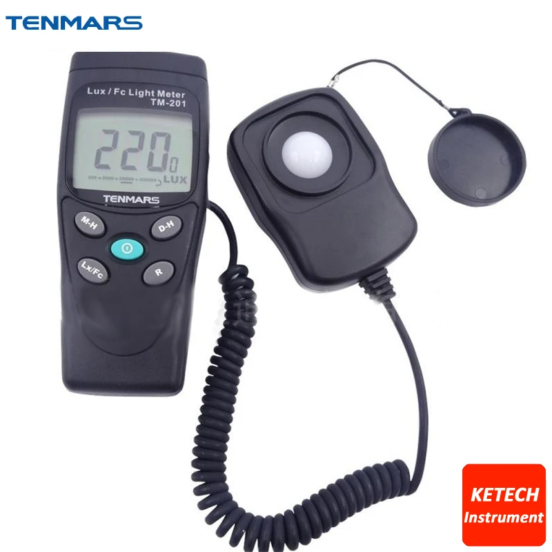 Измерительный светильник s включает в себя весь видимый диапазон Люкс/FC TM201|light