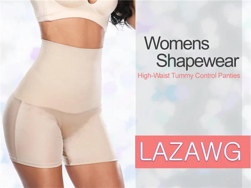 LAZAWG женское корректирующее белье, талия, тренеры, контроль живота, шорты для мальчиков, высокая талия, трусики до середины бедра, стройнее, боди, шорты