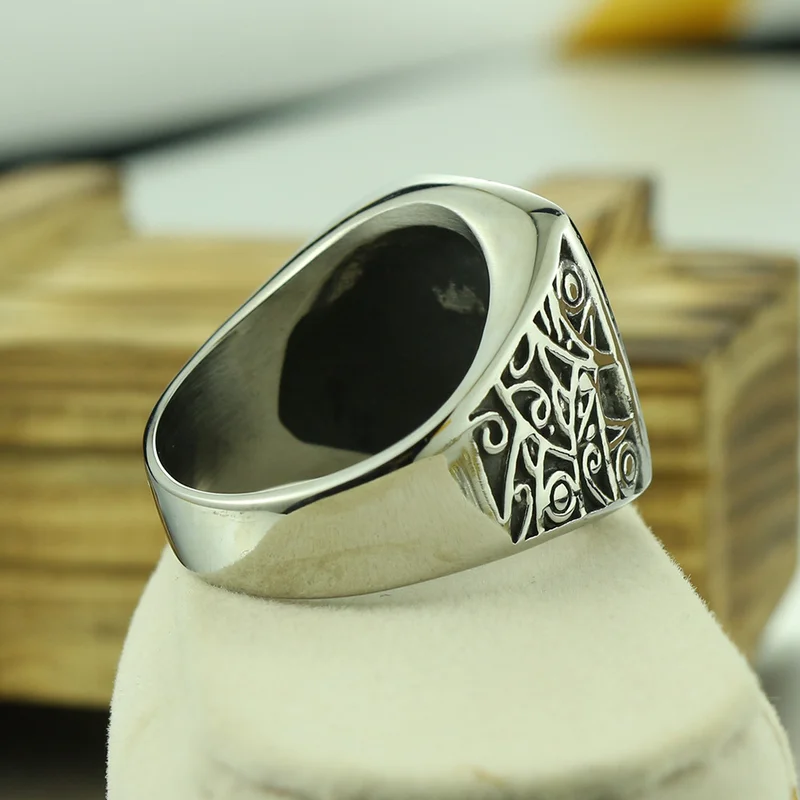 Ретро Орел кольцо из нержавеющей стали титановая сталь Животное орел панк-рок